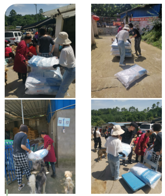 Delivery of donated materials