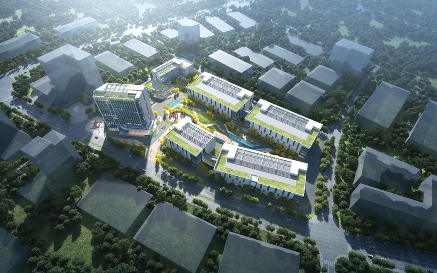 Seamaty Chengdu Future Medical Manufacturing Base Project rendering
