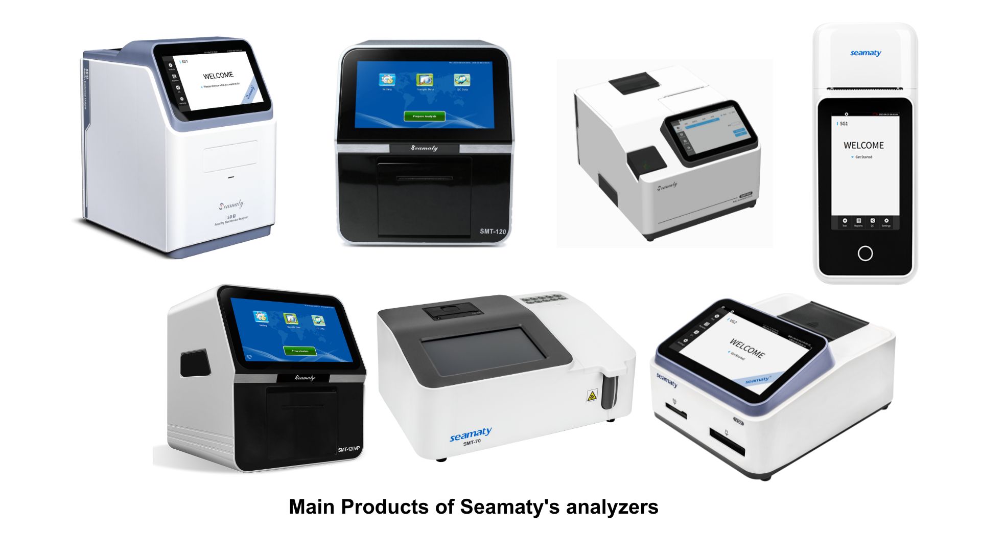 Main products of Seamaty's analyzers