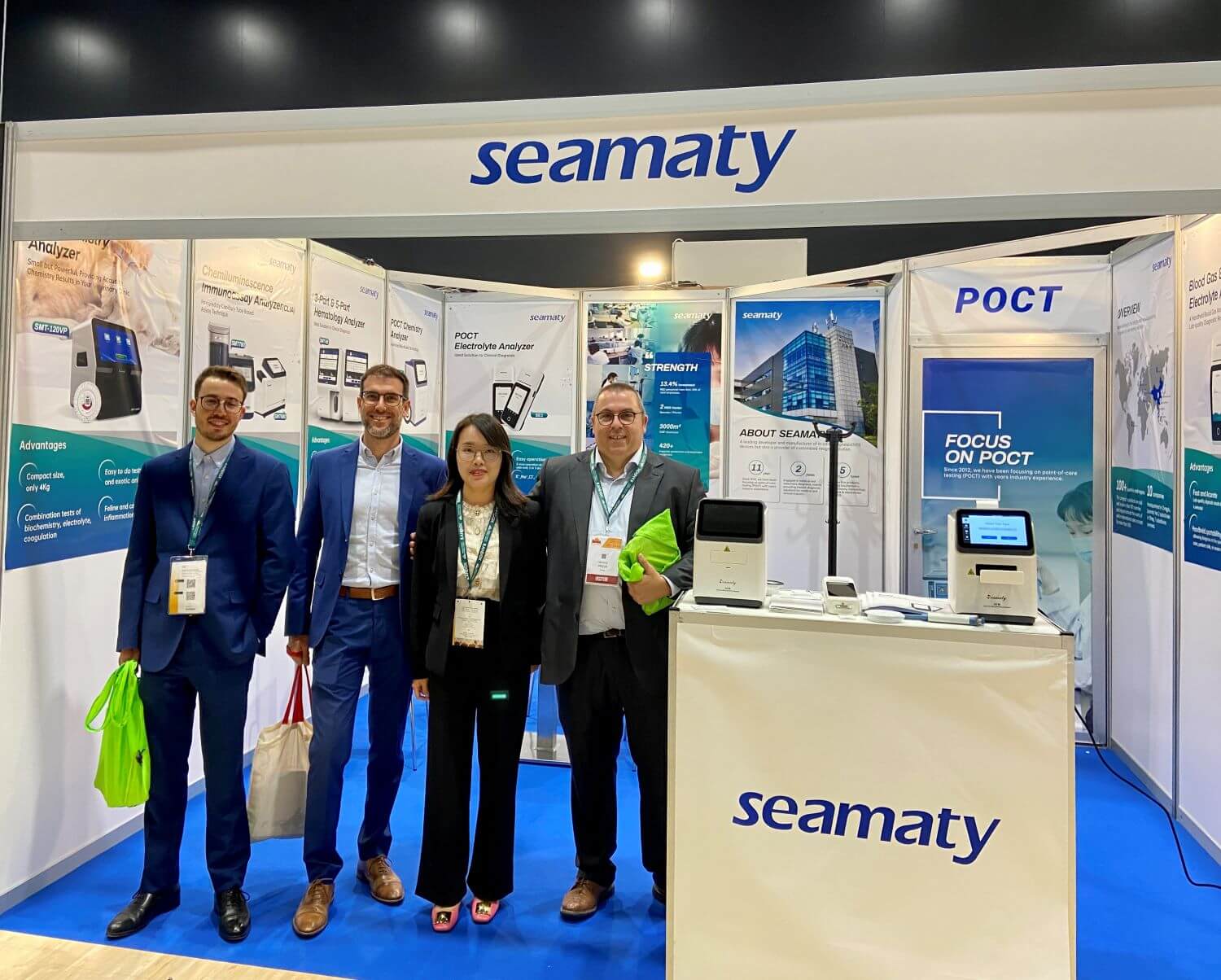 Seamaty Showcases Innovative Point of Care Testing Solutions at EuroMedLab-WorldLab Congress 2023