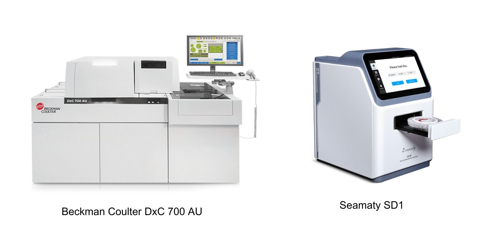 Seamaty SD1 vs. Beckman Coulter DxC 700 AU