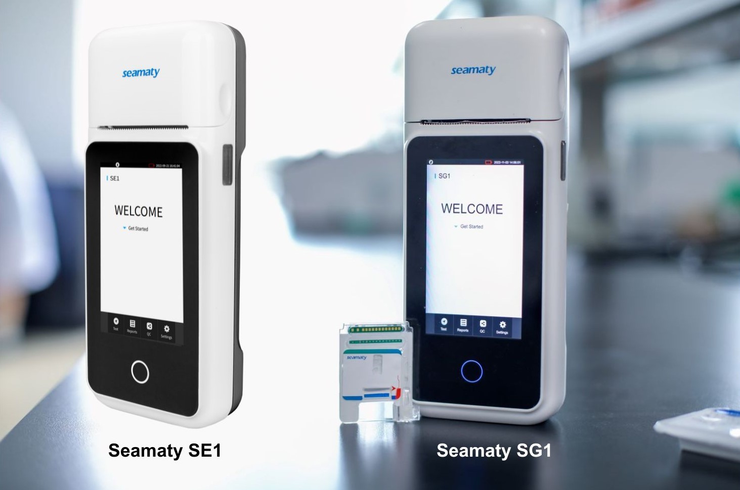 Seamaty SE1 and SG1 portable analyzers