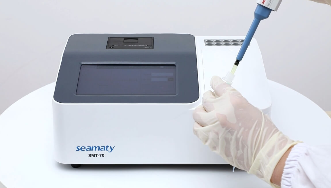 Seamaty SMT70 semi-auto chemistry analyzer