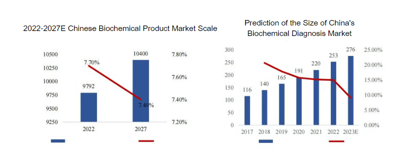 Scale of Chinese Biochemical Diagnosis Market