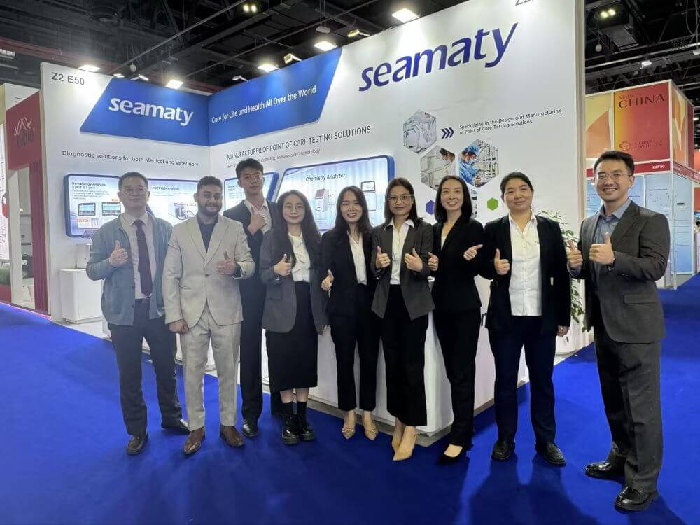 Seamaty Staffs at Medlab Middle East 2024 Dubai