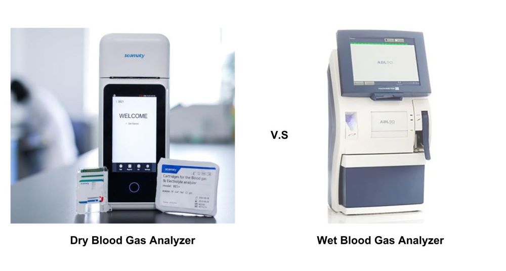 wet vs dry blood gas analzyers