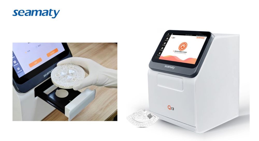 Seamaty Qt3 vet blood chemistry analyzer