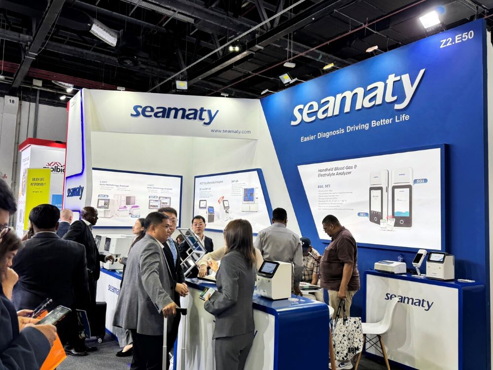 Seamaty showcasing products on Medlab 2025 Seamaty showcasing products on Medlab 2025